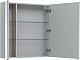 Aquanet Зеркальный шкаф Алвита New 80 серый матовый – фотография-13